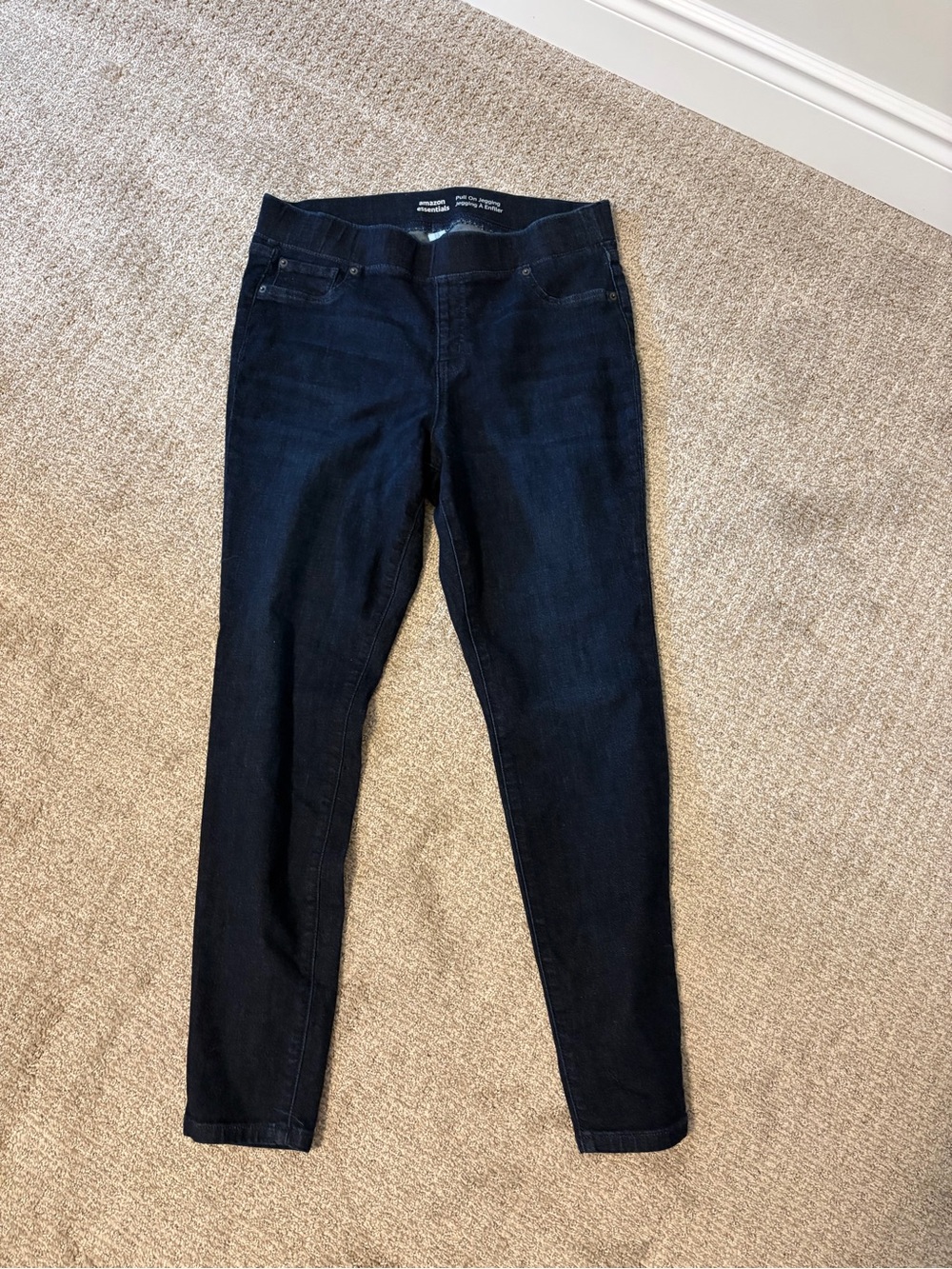 Amazon Women's Black Skinny Jeans - Pull-On Stretch